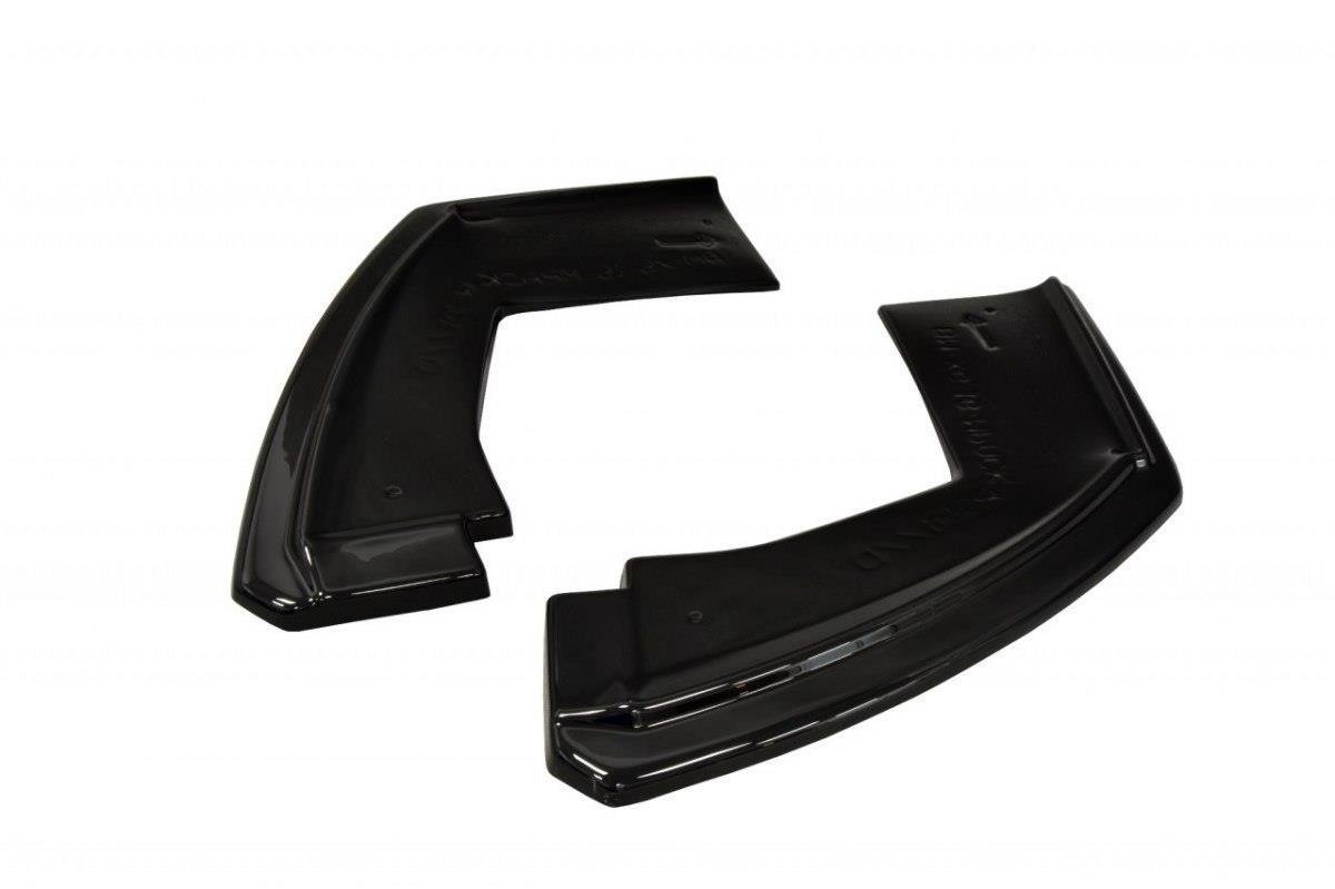 Maxton Design Heck Ansatz Flaps Diffusor passend für BMW X6 F16 M Paket schwarz Hochglanz