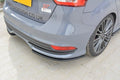 Maxton Design Heck Ansatz Flaps Diffusor für FORD FOCUS 3 ST Facelift schwarz matt