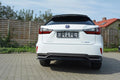 Maxton Design Heckansatz Lexus RX Mk4 H schwarz Hochglanz für Lexus RX Mk4