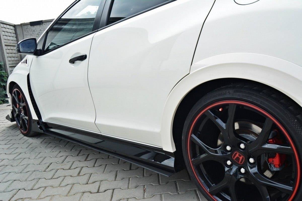 Maxton Design Racing Seitenschweller Ansatz HONDA CIVIC IX TYPE R für Honda Civic Mk9 Type-S