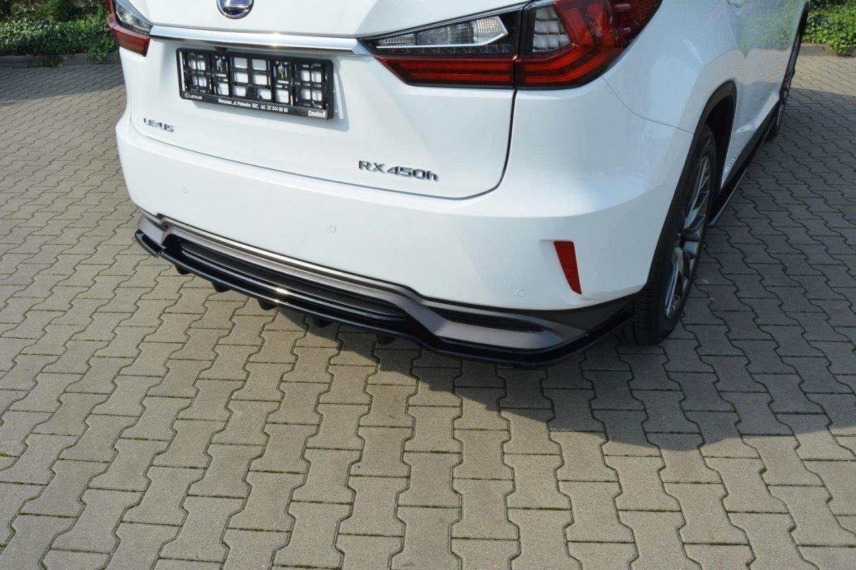 Maxton Design Heckansatz Lexus RX Mk4 H DTM LOOK schwarz Hochglanz für Lexus RX Mk4