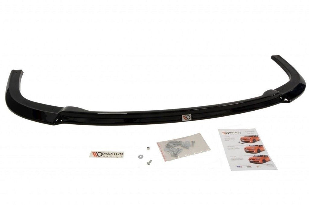 Maxton Design Street+ Spoilerlippe Front Ansatz V.1 passend für Subaru Impreza WRX STI Mk3 schwarz Hochglanz