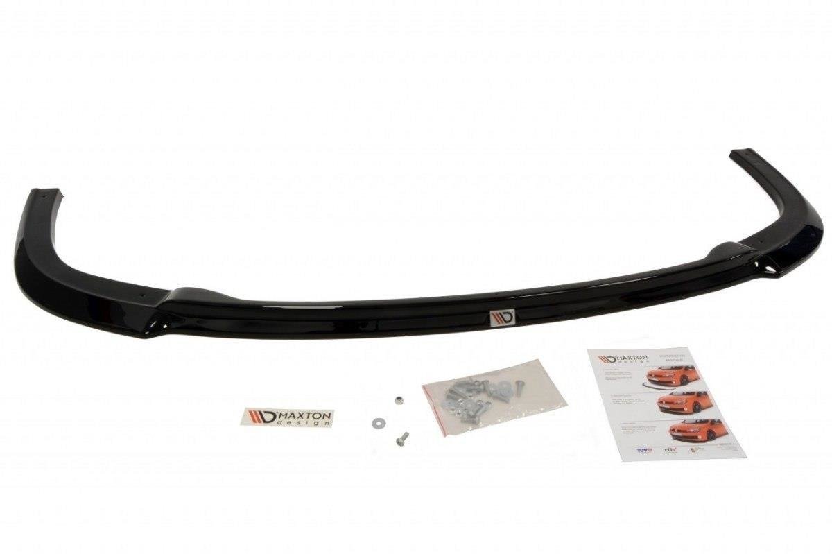 Maxton Design Street+ Spoilerlippe Front Ansatz V.1 passend für Subaru Impreza WRX STI Mk3 schwarz Hochglanz
