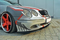Maxton Design Street+ Spoilerlippe Front Ansatz passend für MERCEDES CL-KLASSE C215 schwarz Hochglanz