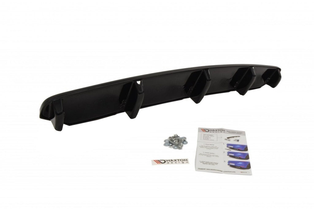 Maxton Design Heckansatz BMW 6er Gran Coupé M Paket DTM LOOK schwarz Hochglanz für BMW 6er F06- F12- F13