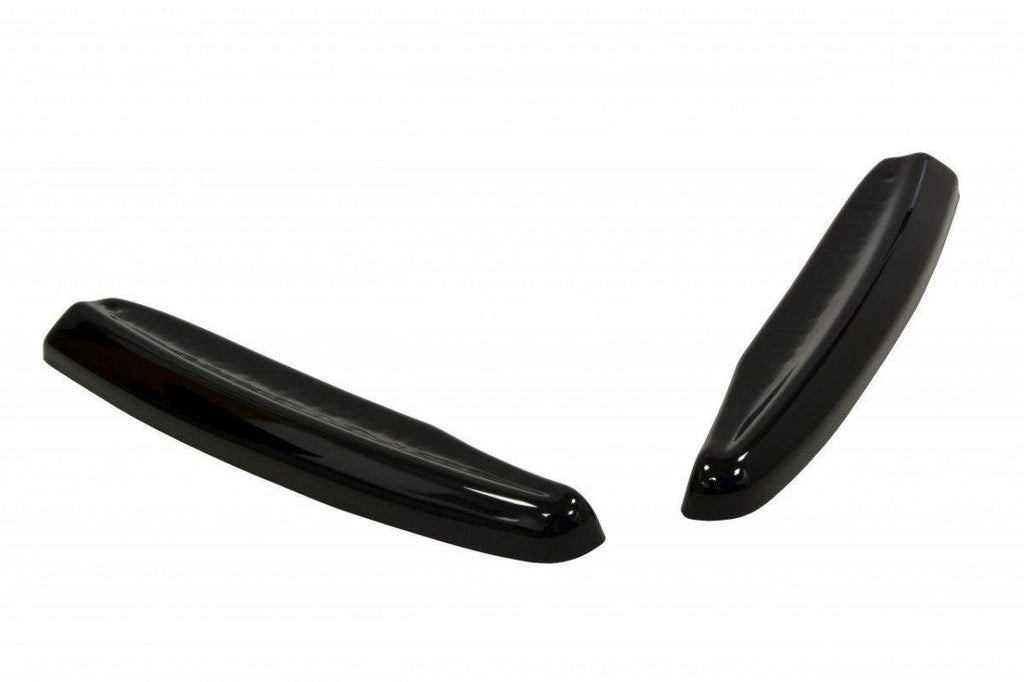 Maxton Design Heck Ansatz Flaps Diffusor passend für Audi S3 / A3 S-Line 8V Hachback / Sportback schwarz Hochglanz