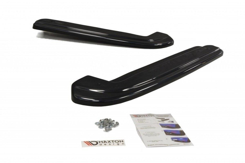 Maxton Design Heck Ansatz Flaps Diffusor passend für HONDA ACCORD VII TYPE-S schwarz Hochglanz