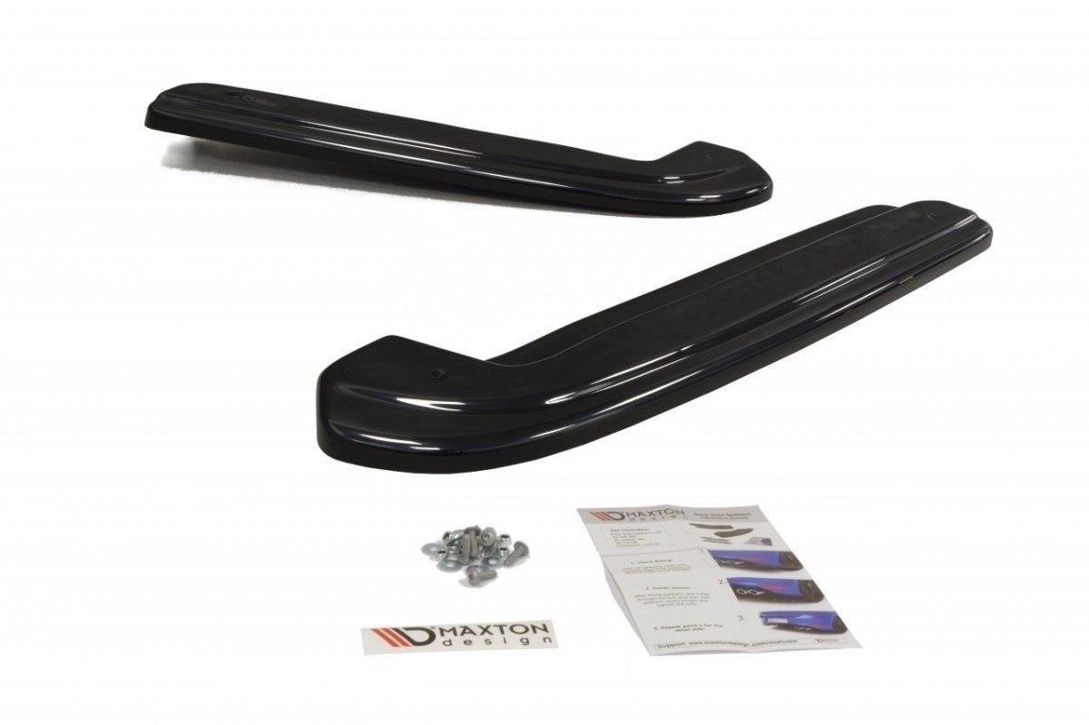 Maxton Design Heck Ansatz Flaps Diffusor passend für HONDA ACCORD VII TYPE-S schwarz Hochglanz
