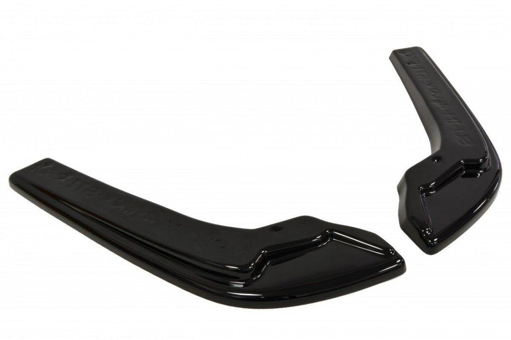 Maxton Design Heck Ansatz Flaps Diffusor V.1 passend für Subaru Impreza WRX STI Mk4 / Mk4 Facelift schwarz Hochglanz