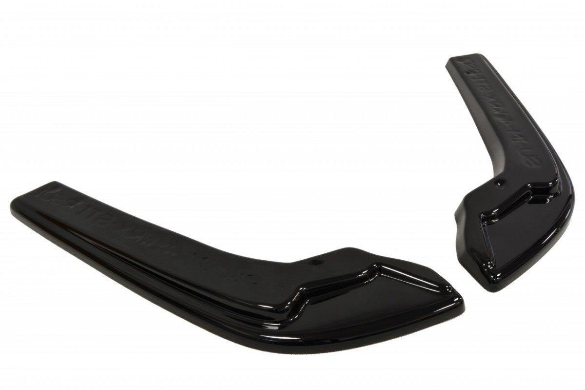Maxton Design Heck Ansatz Flaps Diffusor V.1 passend für Subaru Impreza WRX STI Mk4 / Mk4 Facelift schwarz Hochglanz