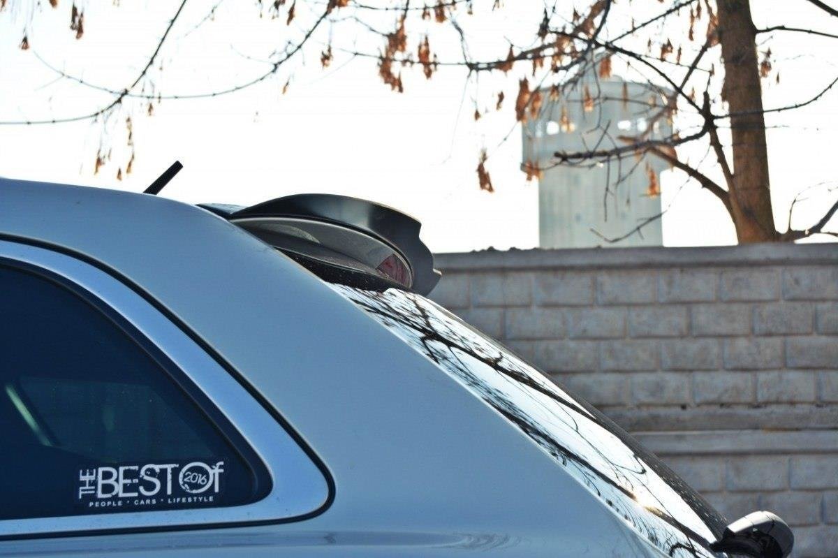 Maxton Design Spoiler CAP passend für MAZDA CX-7 schwarz Hochglanz
