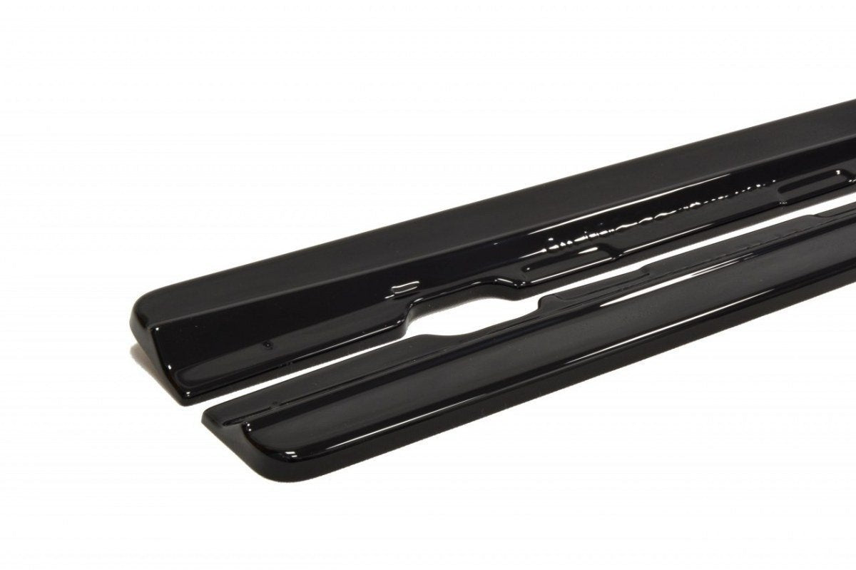 Maxton Design Street+ Seitenschweller Leisten passend für Chevrolet Camaro SS / Standard Mk5 schwarz Hochglanz