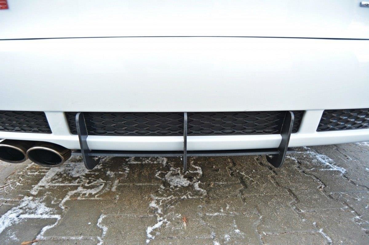 Maxton Design Diffusor Heck Ansatz passend für Heckschürze passend für AUDI RS4 B5