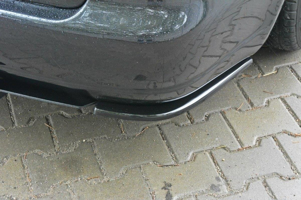 Maxton Design Heck Ansatz Flaps Diffusor passend für AUDI S4 B5 Avant schwarz Hochglanz