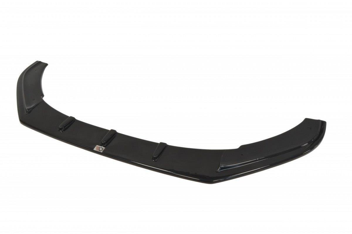 Maxton Design Street+ Spoilerlippe Front Ansatz V.1 passend für VW Polo GTI Mk5 Facelift schwarz Hochglanz
