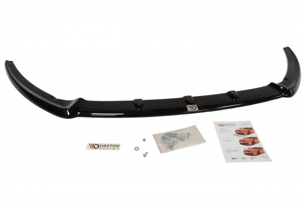 Maxton Design Street+ Spoilerlippe Front Ansatz passend für Ford Focus ST Mk3 (Cupra) schwarz Hochglanz