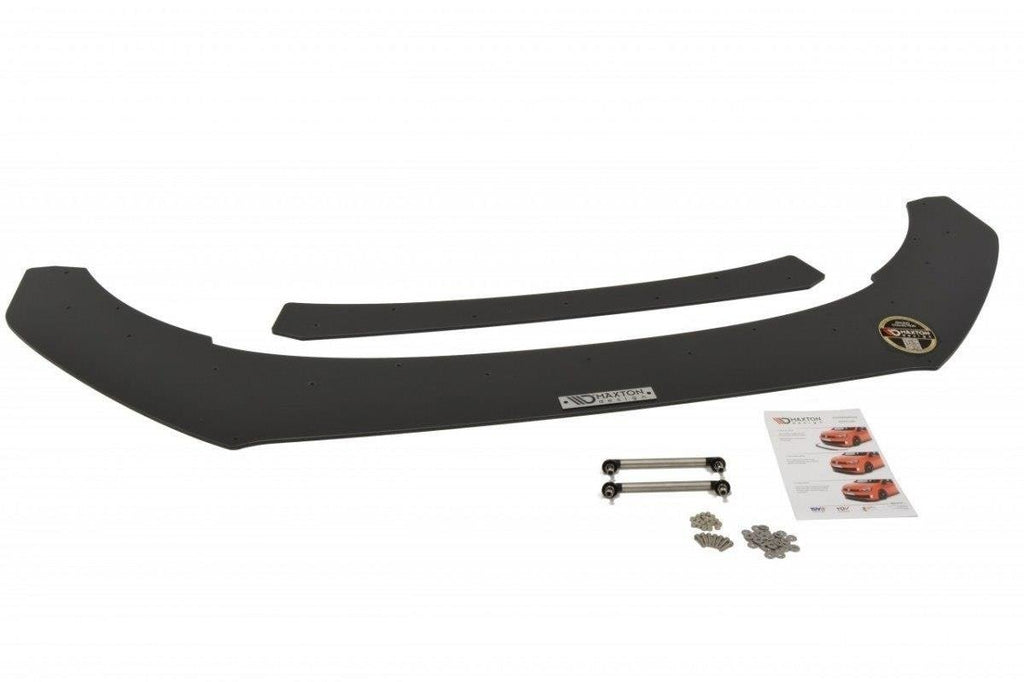 Maxton Design Racing Street+ Spoilerlippe Front Ansatz passend für VW Polo GTI Mk5 Facelift