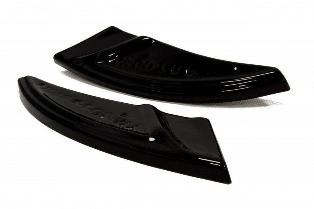 Maxton Design Heck Ansatz Flaps Diffusor V.1 passend für VW Golf 7 R / R-Line schwarz Hochglanz