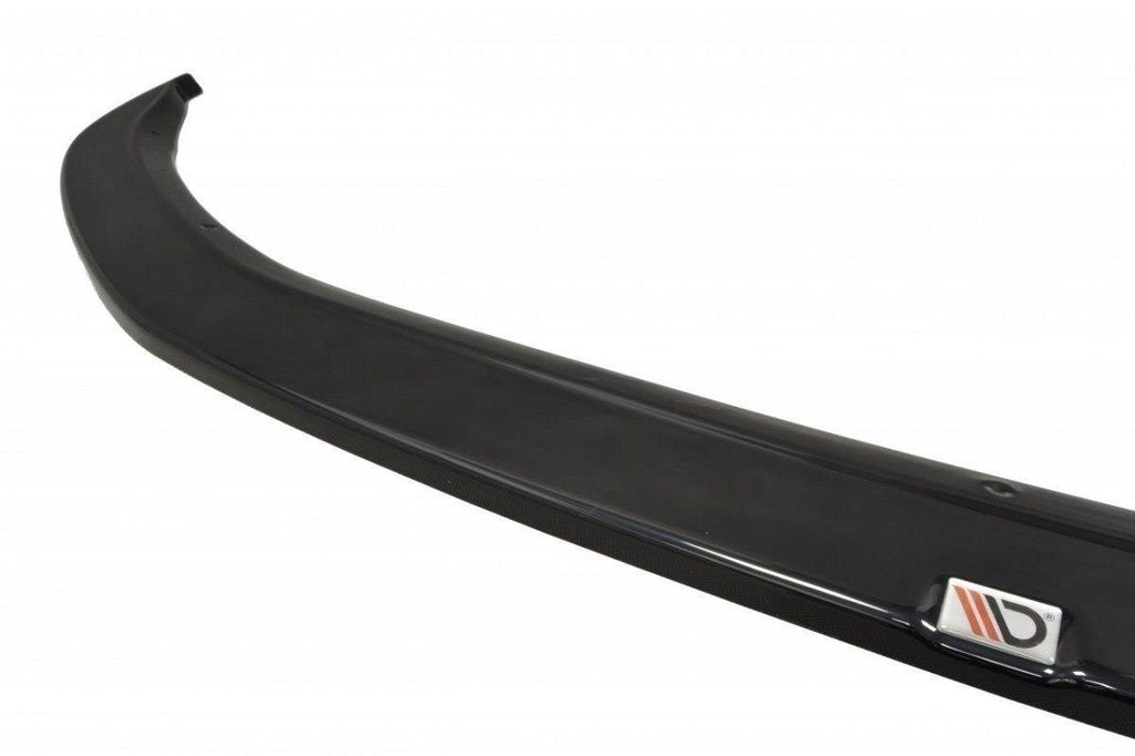Maxton Design Street+ Spoilerlippe Front Ansatz passend für VW T5 Facelift ver.2 schwarz Hochglanz