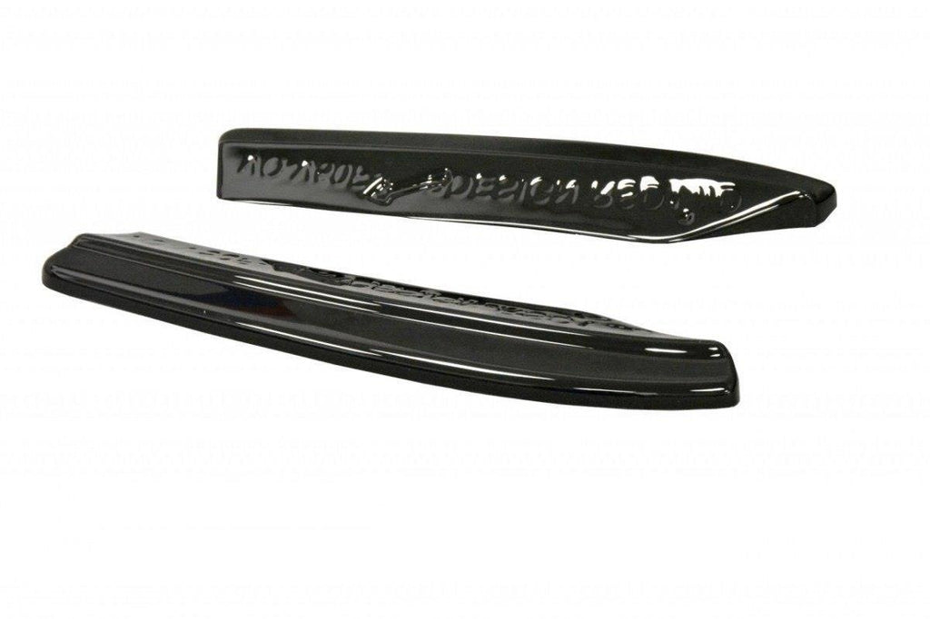 Maxton Design Heck Ansatz Flaps Diffusor für VOLVO V50F R-DESIGN Carbon Look