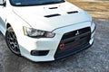 Maxton Design Front Ansatz V.2 für Mitsubishi Lancer Evo X schwarz matt