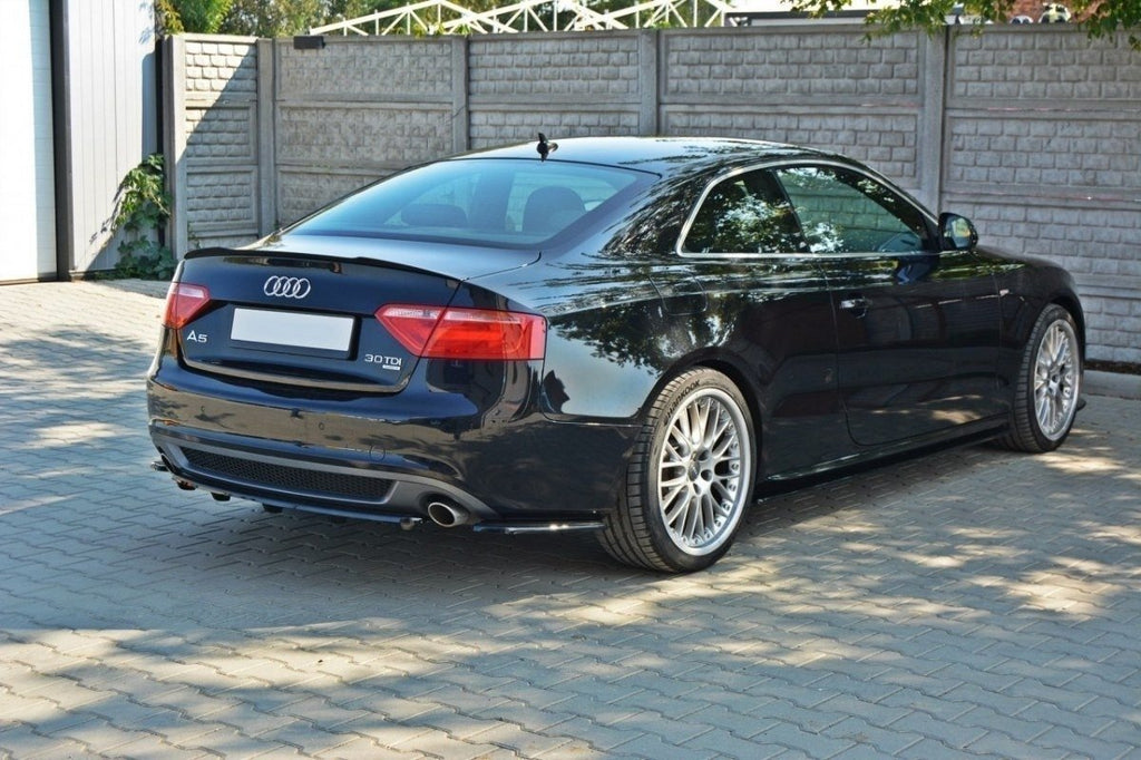 Maxton Design Heckansatz Audi A5 Coupe / Sportback S-Line 8T DTM LOOK schwarz Hochglanz für Audi A5 / S5 / RS5