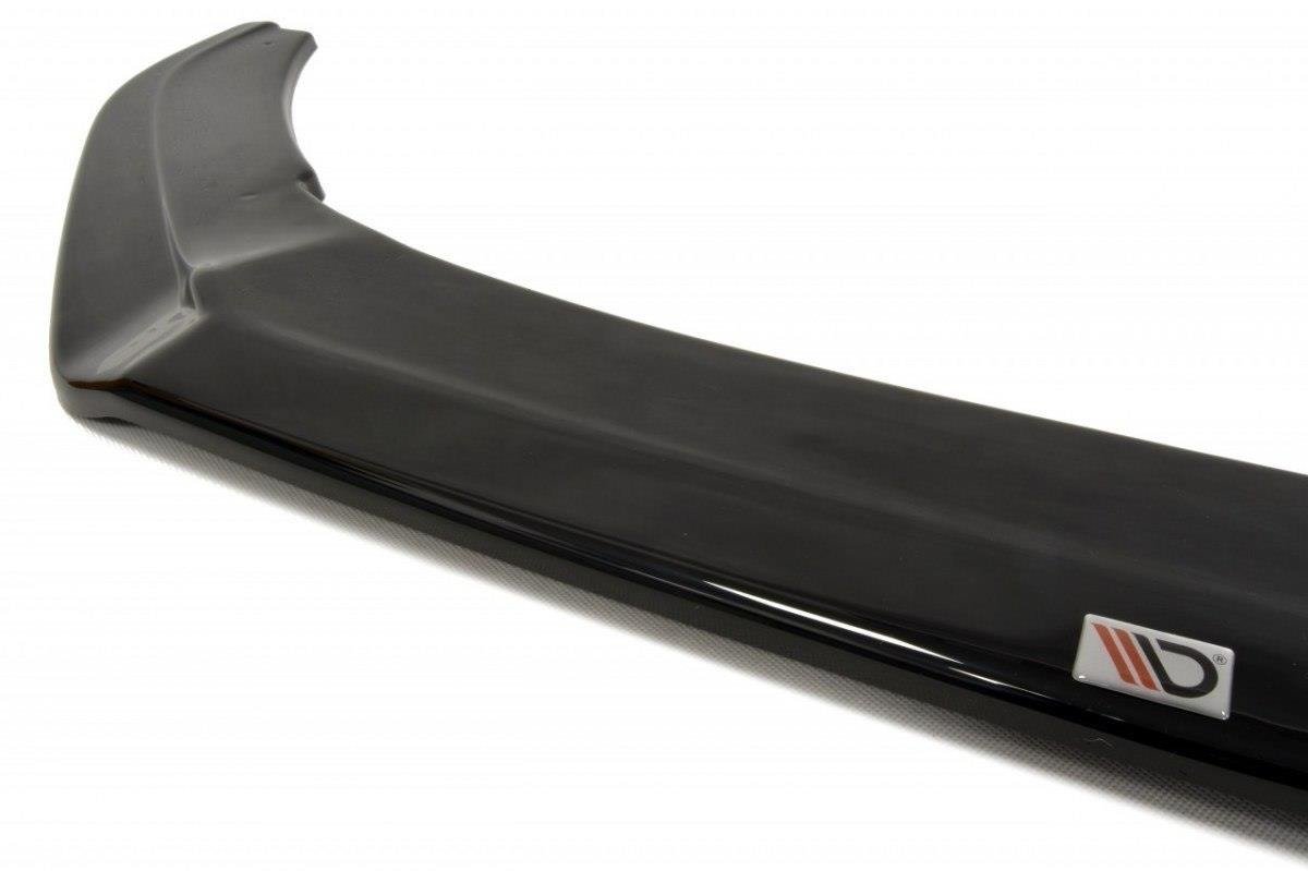 Maxton Design Street+ Spoilerlippe Front Ansatz V.2 passend für VW Polo GTI Mk5 Facelift schwarz Hochglanz