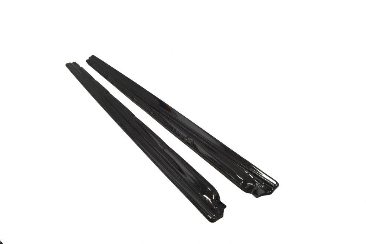 Maxton Design Street+ Seitenschweller Leisten passend für VW Golf Mk7 Standard schwarz Hochglanz
