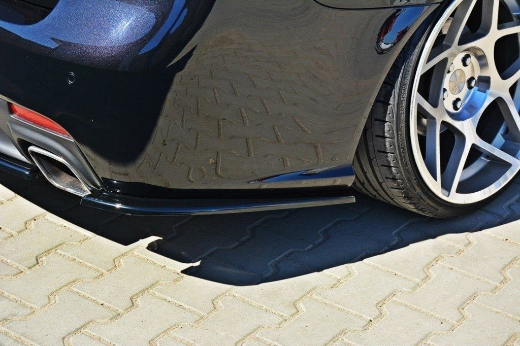 Maxton Design Heck Ansatz Flaps Diffusor passend für SAAB 9-3 TURBO X schwarz Hochglanz