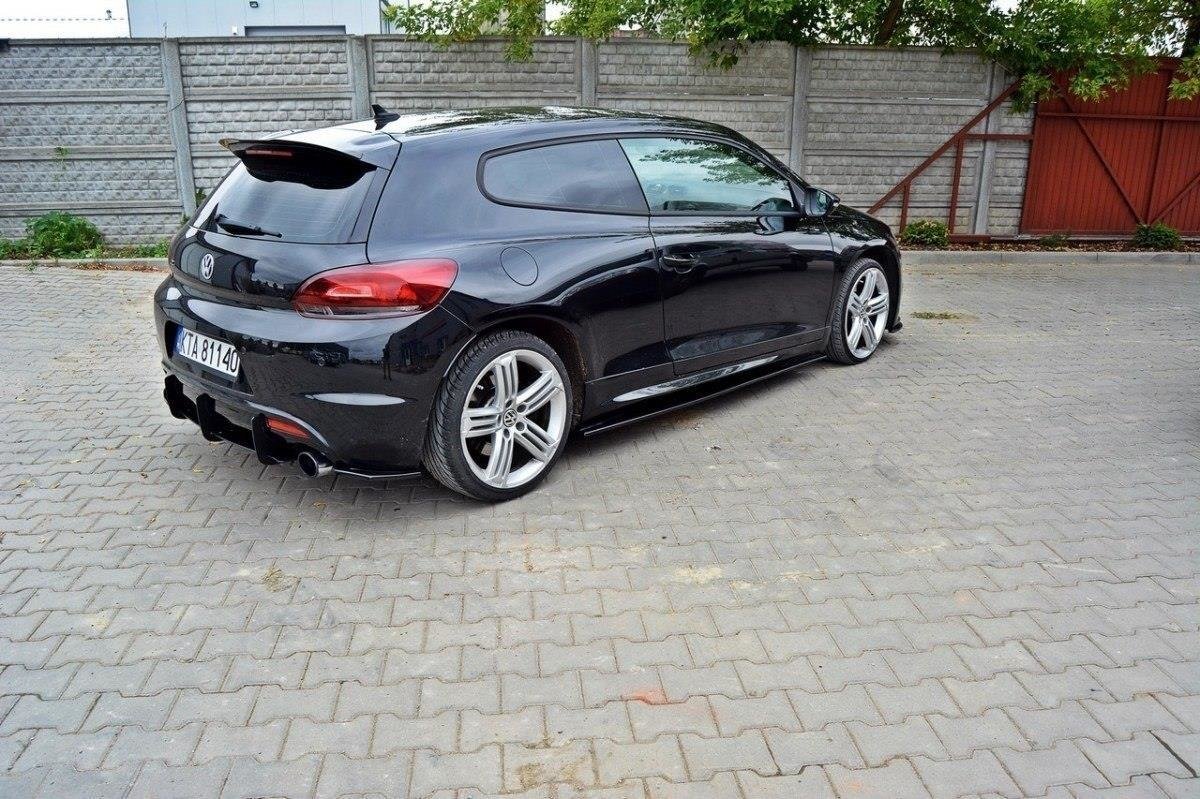 Maxton Design VW SCIROCCO R Diffusor Heck Ansatz passend für Heckschürze passend für & Heck Ansatz Flaps Diffusor passend für