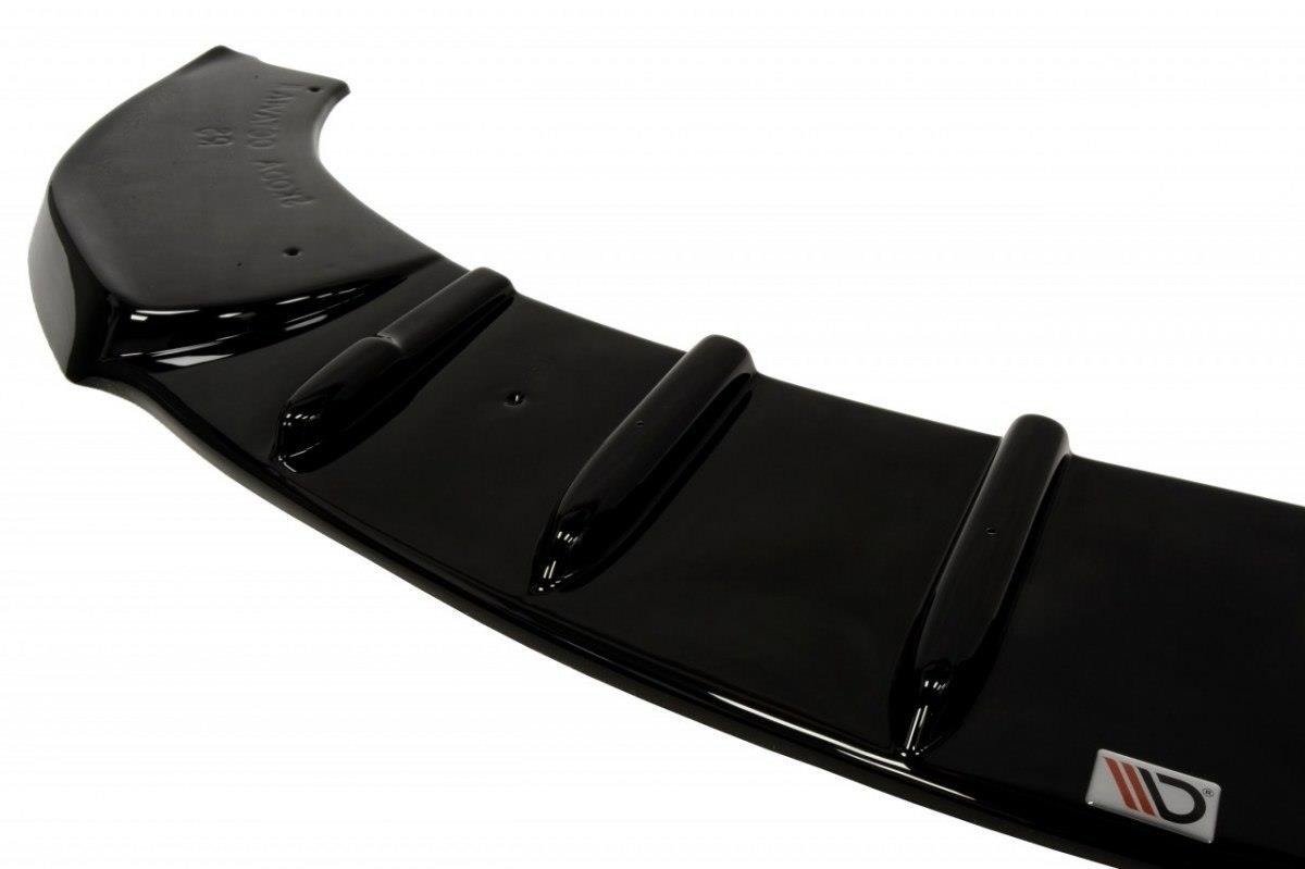 Maxton Design Street+ Spoilerlippe Front Ansatz passend für OCTAVIA 2, vor Facelift schwarz Hochglanz