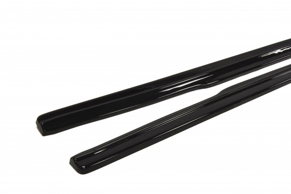 Maxton Design Street+ Seitenschweller Leisten passend für BMW 5er GT F07 schwarz Hochglanz