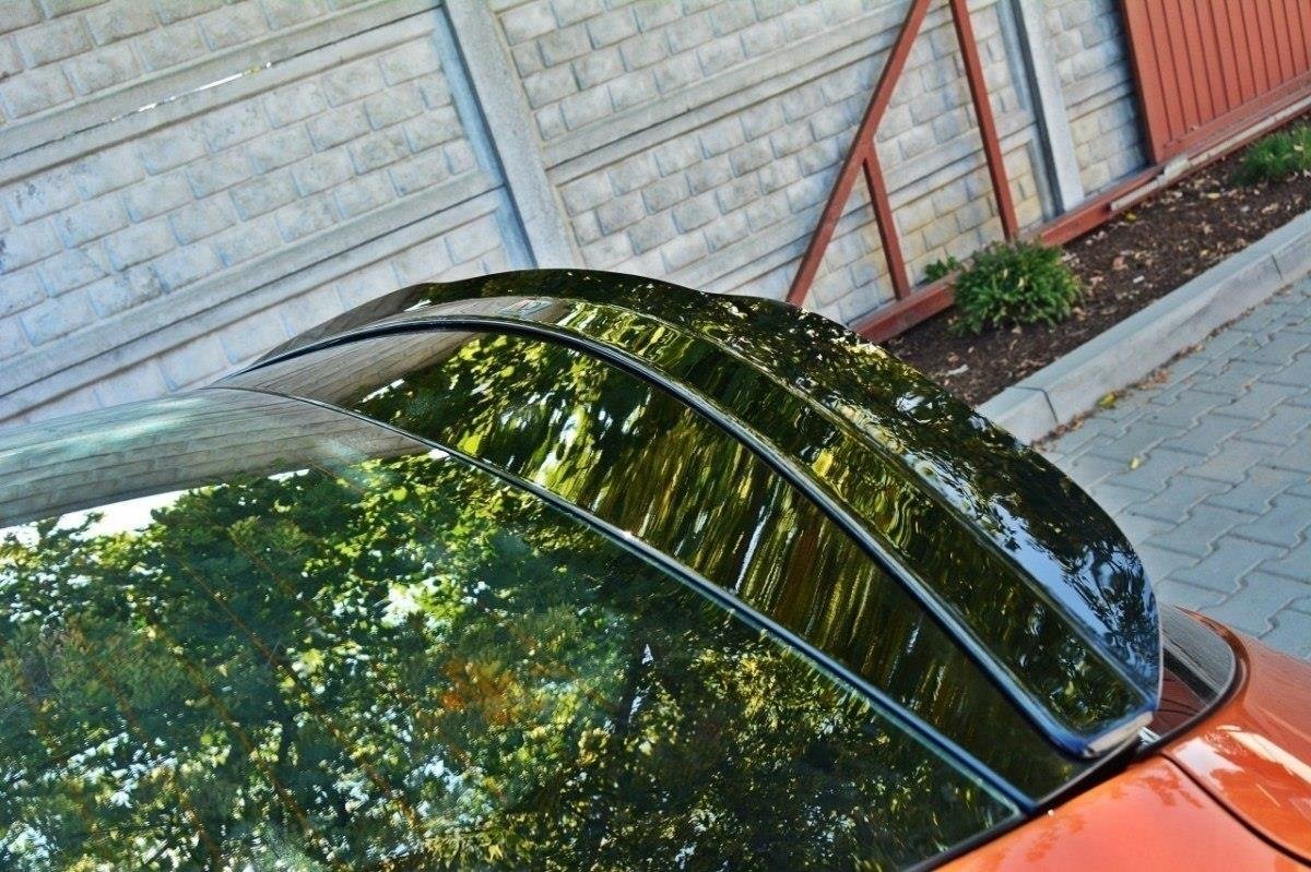 Maxton Design Spoiler CAP passend für Hyundai Veloster schwarz Hochglanz