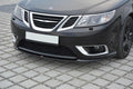Maxton Design Street+ Spoilerlippe Front Ansatz passend für Saab 9-3 Aero Mk2 Facelift schwarz Hochglanz