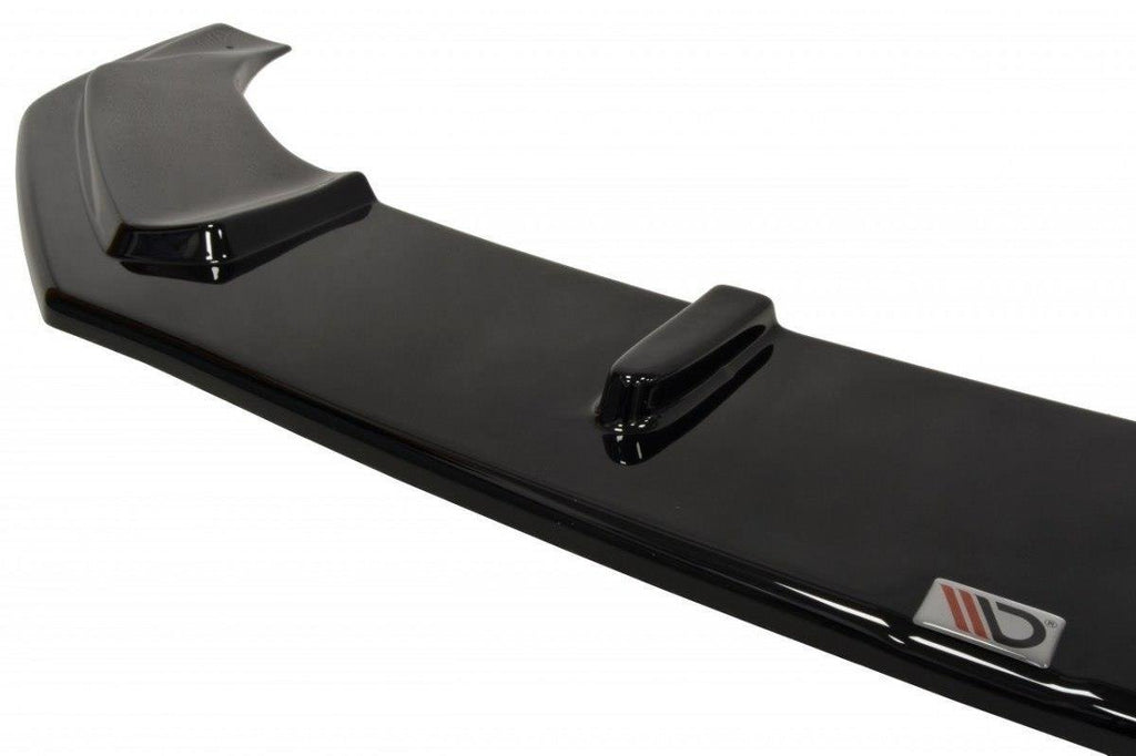 Maxton Design Street+ Spoilerlippe Front Ansatz V.1 passend für Audi TT RS 8J schwarz Hochglanz