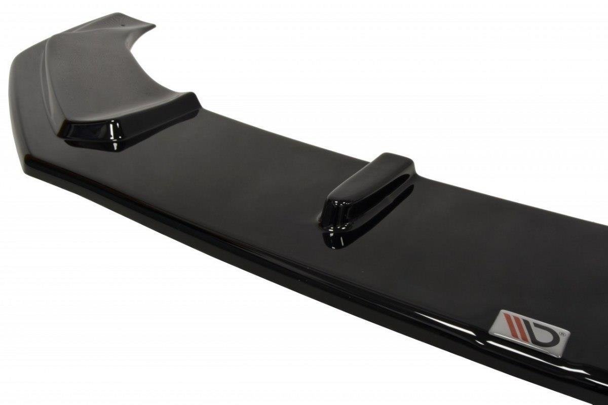 Maxton Design Street+ Spoilerlippe Front Ansatz V.1 passend für Audi TT RS 8J schwarz Hochglanz