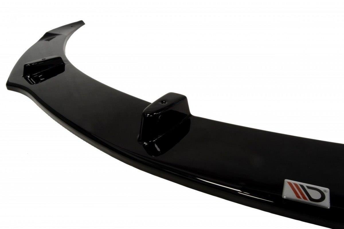 Maxton Design Street+ Spoilerlippe Front Ansatz passend für OPEL INSIGNIA MK1 Facelift schwarz Hochglanz