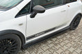 Maxton Design Street+ Seitenschweller Leisten passend für Fiat Grande Punto Abarth schwarz Hochglanz