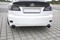 Maxton Design Diffusor Heck Ansatz passend für Lexus IS Mk2 schwarz Hochglanz