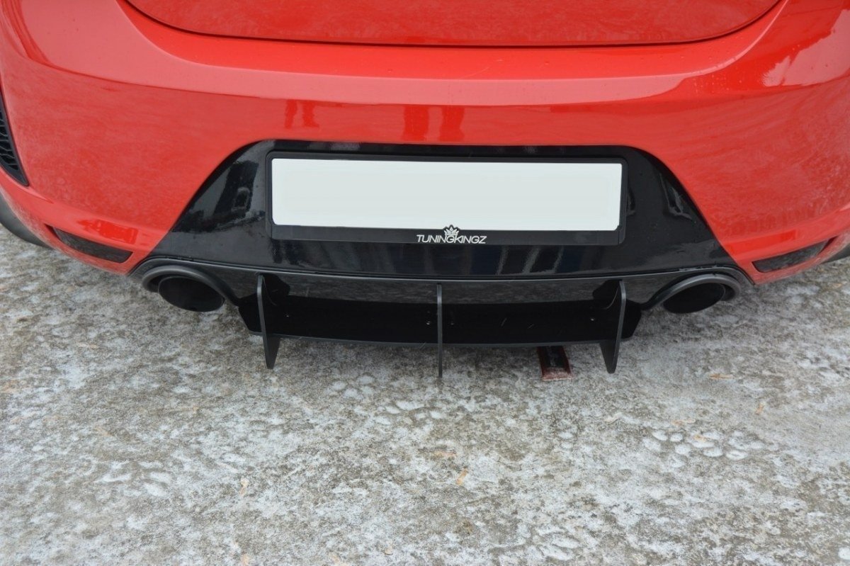 Maxton Design Diffusor Heck Ansatz passend für Heckschürze passend für SEAT LEON MK2 MS DESIGN