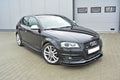 Maxton Design Street+ Spoilerlippe Front Ansatz V.2 passend für Audi S3 8P FL schwarz Hochglanz