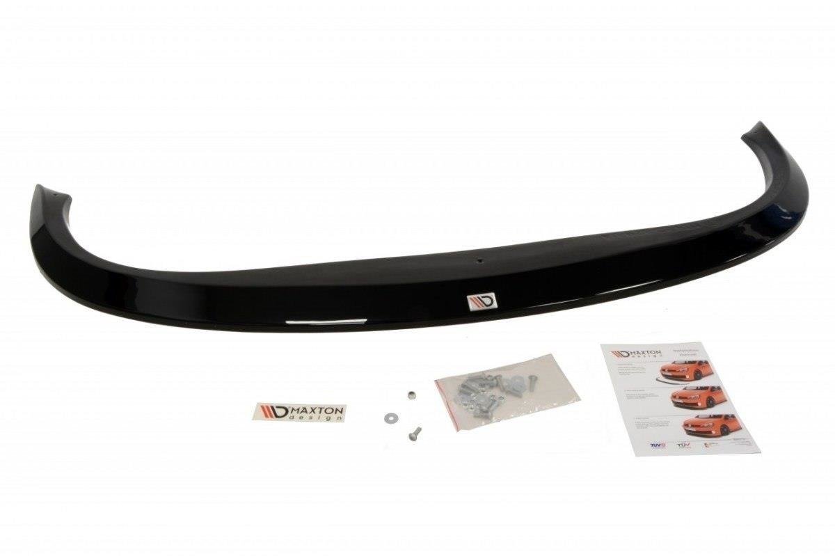 Maxton Design Street+ Spoilerlippe Front Ansatz passend für Audi RS6 C5 schwarz Hochglanz