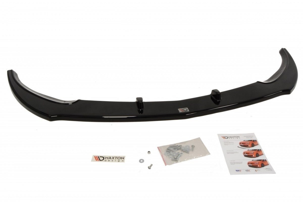 Maxton Design Street+ Spoilerlippe Front Ansatz passend für OPEL ASTRA GTC schwarz Hochglanz
