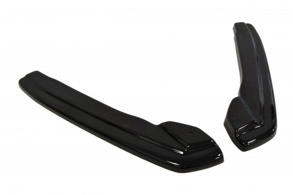 Maxton Design Heck Ansatz Flaps Diffusor passend für BMW 6er Gran Coupé M Paket schwarz Hochglanz