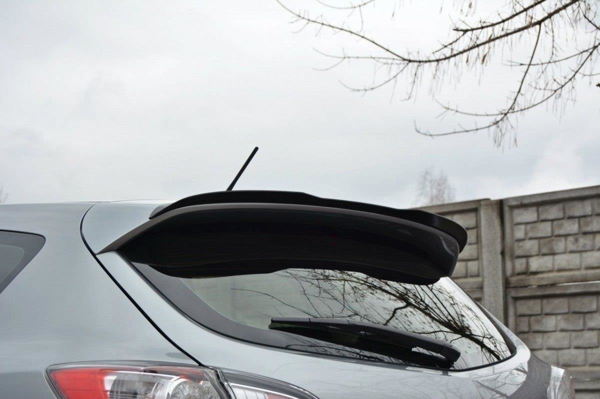 Maxton Design Spoiler CAP passend für MAZDA 3 MK2 SPORT (vor Facelift) schwarz Hochglanz