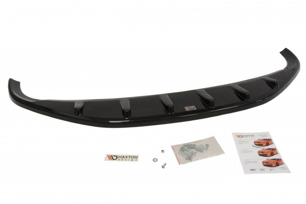 Maxton Design Street+ Spoilerlippe Front Ansatz passend für OPEL ZAFIRA B (vor Facelift) schwarz Hochglanz