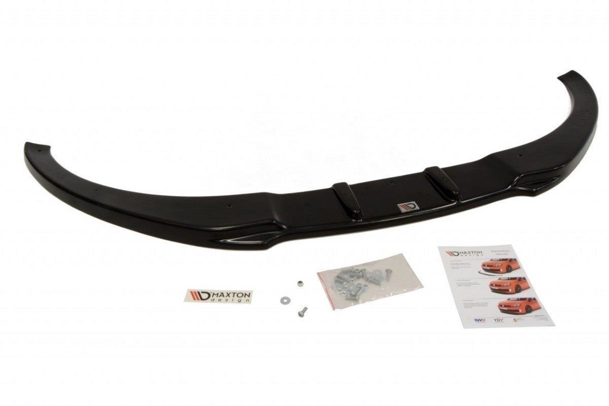 Maxton Design Street+ Spoilerlippe Front Ansatz V.1 passend für Audi TT 8J schwarz Hochglanz