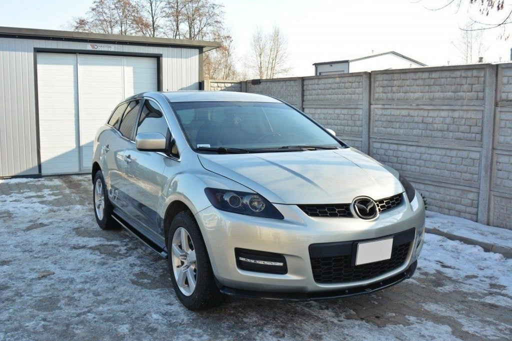 Maxton Design Street+ Spoilerlippe Front Ansatz passend für Mazda CX-7 schwarz Hochglanz