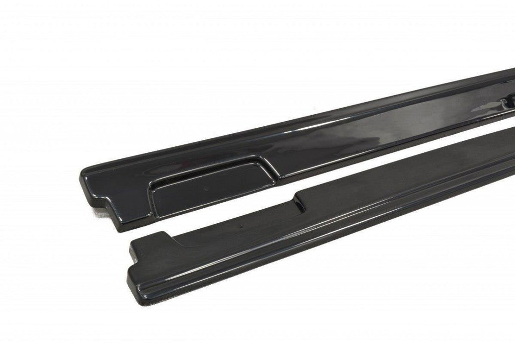 Maxton Design Street+ Seitenschweller Leisten passend für HONDA ACCORD VII TYPE-S schwarz Hochglanz
