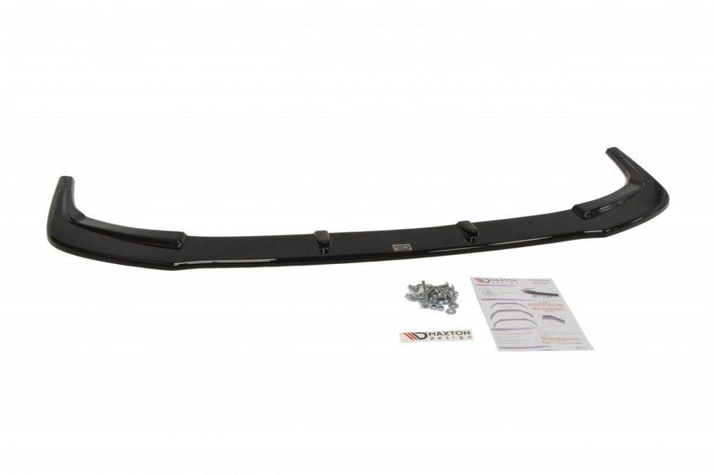 Maxton Design Street+ Spoilerlippe Front Ansatz V.1 passend für Mitsubishi Lancer Evo X schwarz Hochglanz